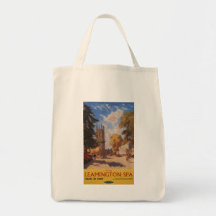 Royal Spa, Street Uitzicht British Railways Poster Tote Bag