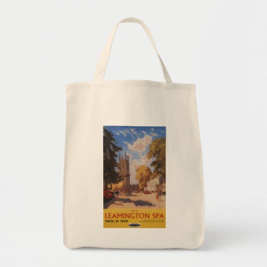 Royal Spa, Street Uitzicht British Railways Poster Tote Bag (Voorkant)
