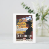 Royal Spa, Vrouw Drink het Poster van de waterkeri Briefkaart (Staand voorkant)