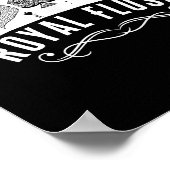 Royal Spade Flush Skeleton King Queen Spades Ker G Poster (Hoek)