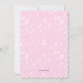 Royal Sparkle Princess Birthday Party Invitation Kaart (Achterkant)