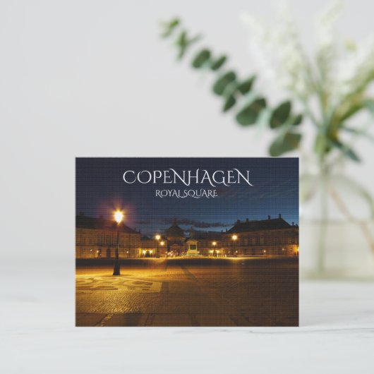 Royal Square Kopenhagen Briefkaart (Staand voorkant)