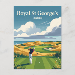 Royal St George's Golf Club Engeland Briefkaart