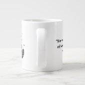 Royal Stache Jumbo Coffee Mok (Achterkant)