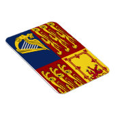 Royal Standard Flag van het Verenigd Koninkrijk Magneet (Rechterzijde)