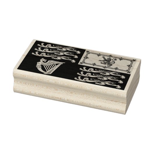 Royal Standard Flag van het Verenigd Koninkrijk Rubberstempel (Stempel)