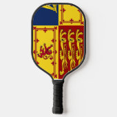 Royal Standard Flag Verenigd Koninkrijk Engeland Pickleball Paddle (Achterkant)