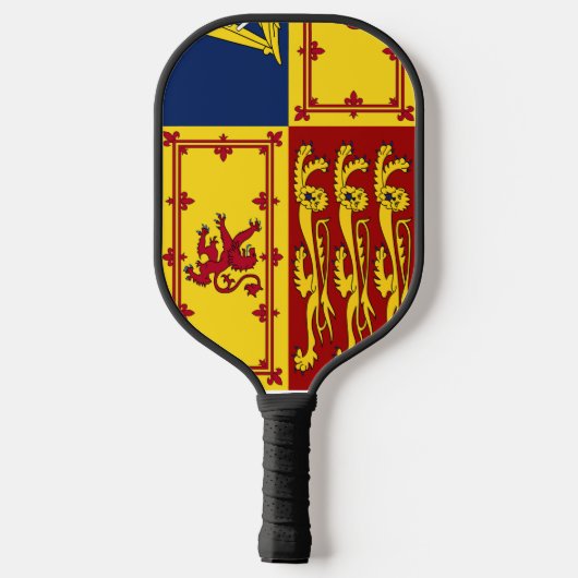 Royal Standard Flag Verenigd Koninkrijk Engeland Pickleball Paddle (Achterkant)