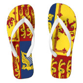 Royal Standard Flag Verenigd Koninkrijk UK KING Teenslippers (Voetbed)