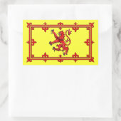 Royal Standard of Scotland Rechthoekige Sticker (Tas)