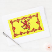 Royal Standard of Scotland Rechthoekige Sticker (Envelop)