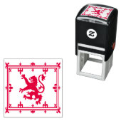 Royal Standard of Scotland Red Lion Scottish Flag Zelfinktende Stempel (In situ)