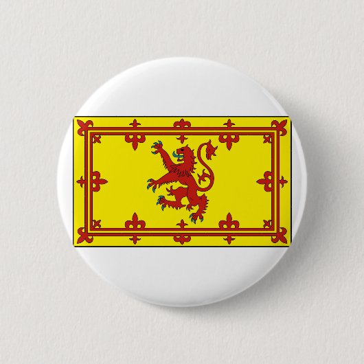 Royal Standard of Scotland Ronde Button 5,7 Cm (Voorkant)