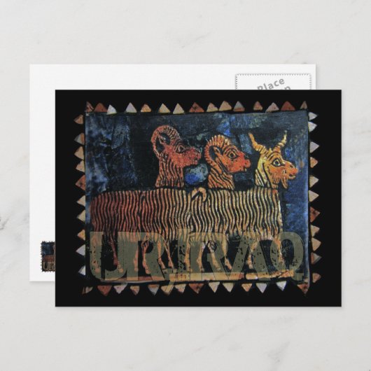 Royal Standard of Ur Irak Briefkaart (Voorkant / Achterkant)