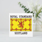 Royal Standard Schotland Kaart (Staand voorkant)