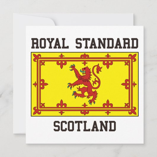 Royal Standard Schotland Kaart (Voorkant)