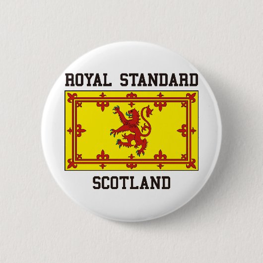 Royal Standard Schotland Ronde Button 5,7 Cm (Voorkant)