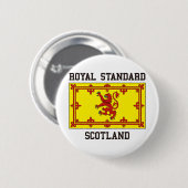 Royal Standard Schotland Ronde Button 5,7 Cm (Voorkant /achterkant)