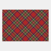 Royal Stewart Clan familie Tartan Pset Pattern Inpakpapier Vel (Voorkant 3)