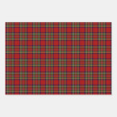Royal Stewart Clan familie Tartan Pset Pattern Inpakpapier Vel (Voorkant)