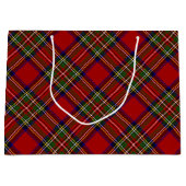 Royal Stewart Clan familie Tartan Pset Pattern Wra Groot Cadeauzakje (Voorkant)