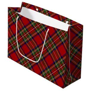 Royal Stewart Clan familie Tartan Pset Pattern Wra Groot Cadeauzakje
