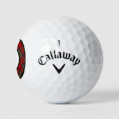 Royal Stewart Clan Pset Golf Balls Golfballen (Logo)
