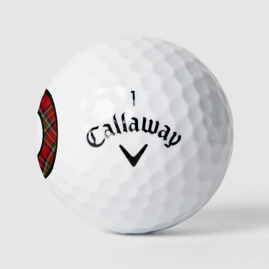Royal Stewart Clan Pset Golf Balls Golfballen (Logo)
