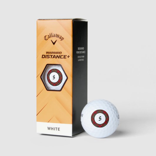 Royal Stewart Clan Pset Golf Balls Golfballen (Verpakking)