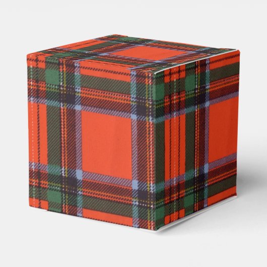 Royal Stewart clan Pset Scottish tartan Bedankdoosjes (Achterkant)