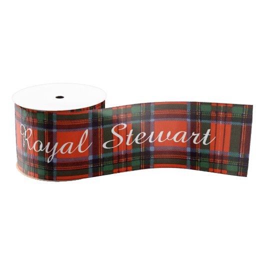 Royal Stewart clan Pset Scottish tartan Grosgrain Lint (Spoel)