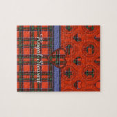 Royal Stewart clan Pset Scottish tartan Legpuzzel (Horizontaal)