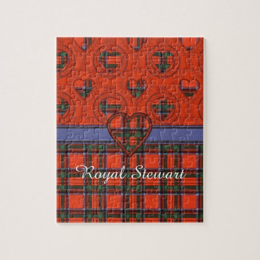 Royal Stewart clan Pset Scottish tartan Legpuzzel (Verticaal)
