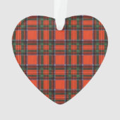 Royal Stewart clan Pset Scottish tartan Ornament (achterkant)