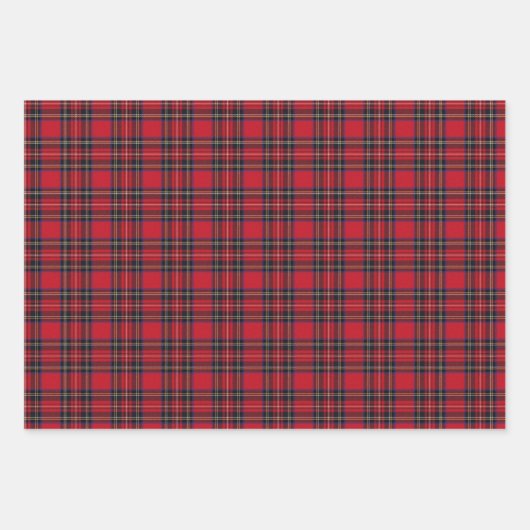 Royal Stewart Clan Scottish Tartan Wrapping Paper (Voorkant 3)