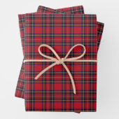 Royal Stewart Clan Scottish Tartan Wrapping Paper (In situ)