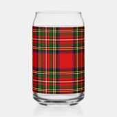 Royal Stewart Clan Tartan Pset Blikvorm Glas (Achterkant)
