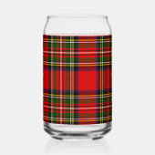 Royal Stewart Clan Tartan Pset Blikvorm Glas (Links)