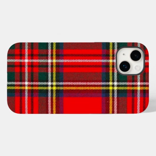 Royal Stewart Clan Tartan Pset Case-Mate iPhone Case (Achterkant (horizontaal))