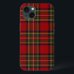 Royal Stewart Clan Tartan Pset Case-Mate iPhone Case<br><div class="desc">Stewart traditionele tartan met moderne kleuren. Koel geometrisch tartanpatroon. De Royal Stewart tartan is de bekendste tartan van het koninklijk huis Stewart en was ook de persoonlijke tartan van koningin Elizabeth II. Schattigee iPhone 13 Hoesje voor u of als kerstcadeau.</div>