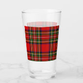 Royal Stewart Clan Tartan Pset Glas (Achterkant)