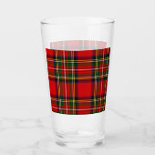 Royal Stewart Clan Tartan Pset Glas (Voorkant)