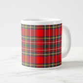 Royal Stewart Clan Tartan Pset Grote Koffiekop (Voorkant rechts)