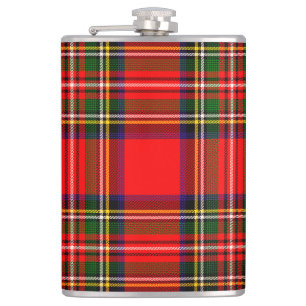 Royal Stewart Clan Tartan Pset Heupfles