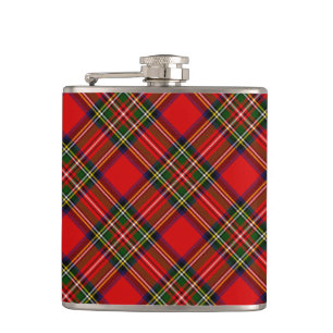 Royal Stewart Clan Tartan Pset Heupfles