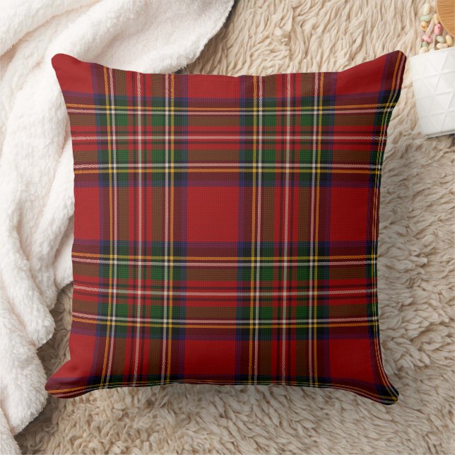 Royal Stewart Clan Tartan Pset Kussen (Deken)