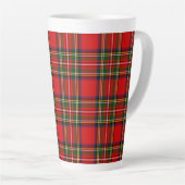 Royal Stewart Clan Tartan Pset Latte Mok (Rechterhoek)