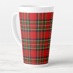 Royal Stewart Clan Tartan Pset Latte Mok