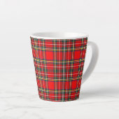 Royal Stewart Clan Tartan Pset Latte Mok (Rechterhoek)