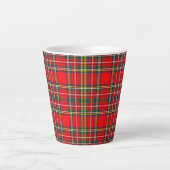 Royal Stewart Clan Tartan Pset Latte Mok (Voorkant)